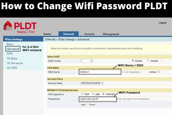 How to Change Wifi Password PLDT